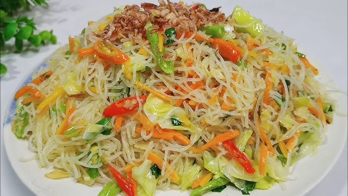 Resep Bihun Goreng Simple Tanpa Daging, Lezatnyaa!